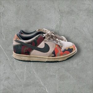 Size 6y - Nike Dunk SE Low Sail Multi-Camo (UK 5.5) DB1909-100 Beaters‎